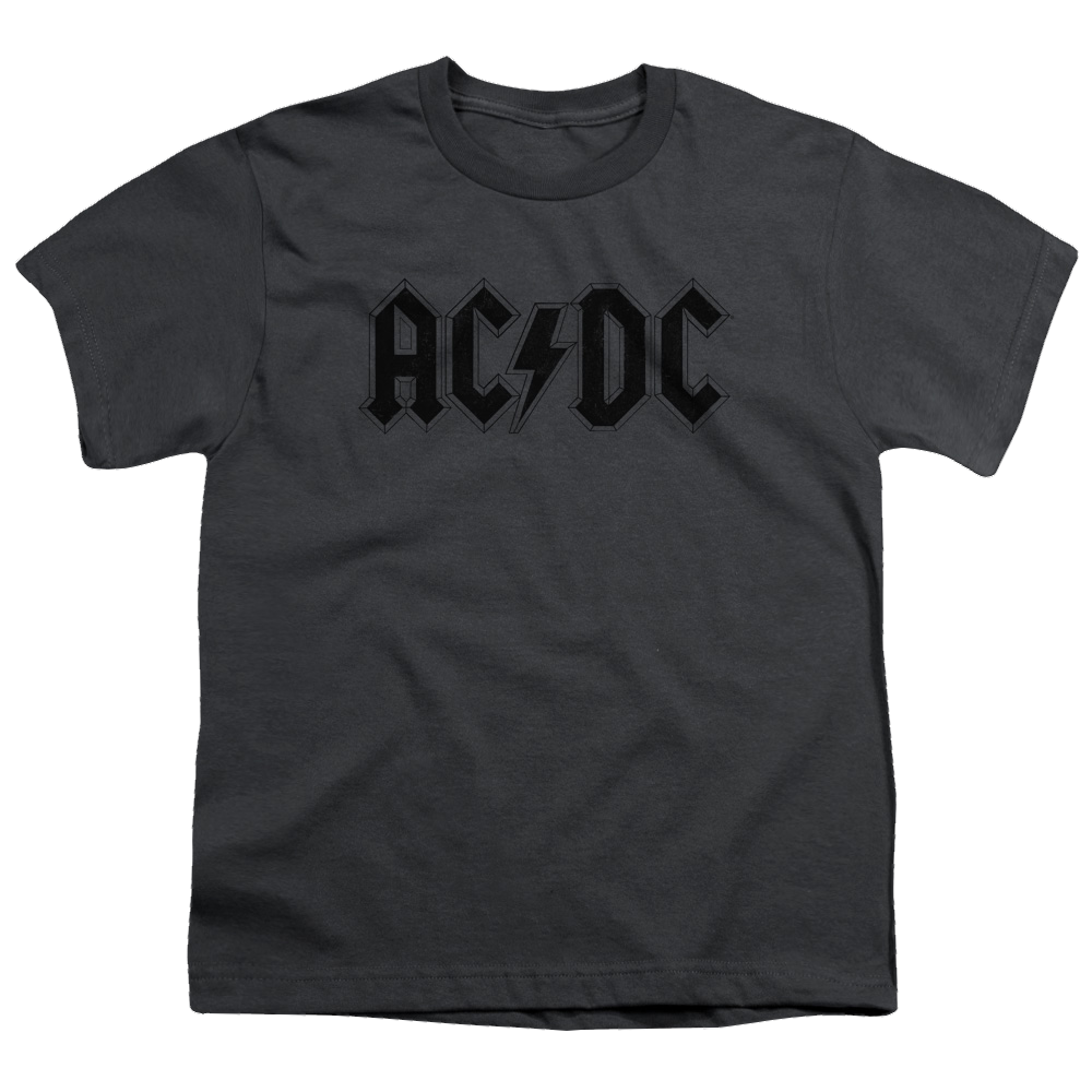 AC/DC Worn Logo - Youth T-Shirt (Ages 8-12) Hoodie, Sweatshirt | ZylaModa.com