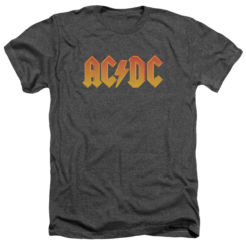 AC/DC Logo - Men's Heather T-Shirt Hoodie, Sweatshirt | ZylaModa.com