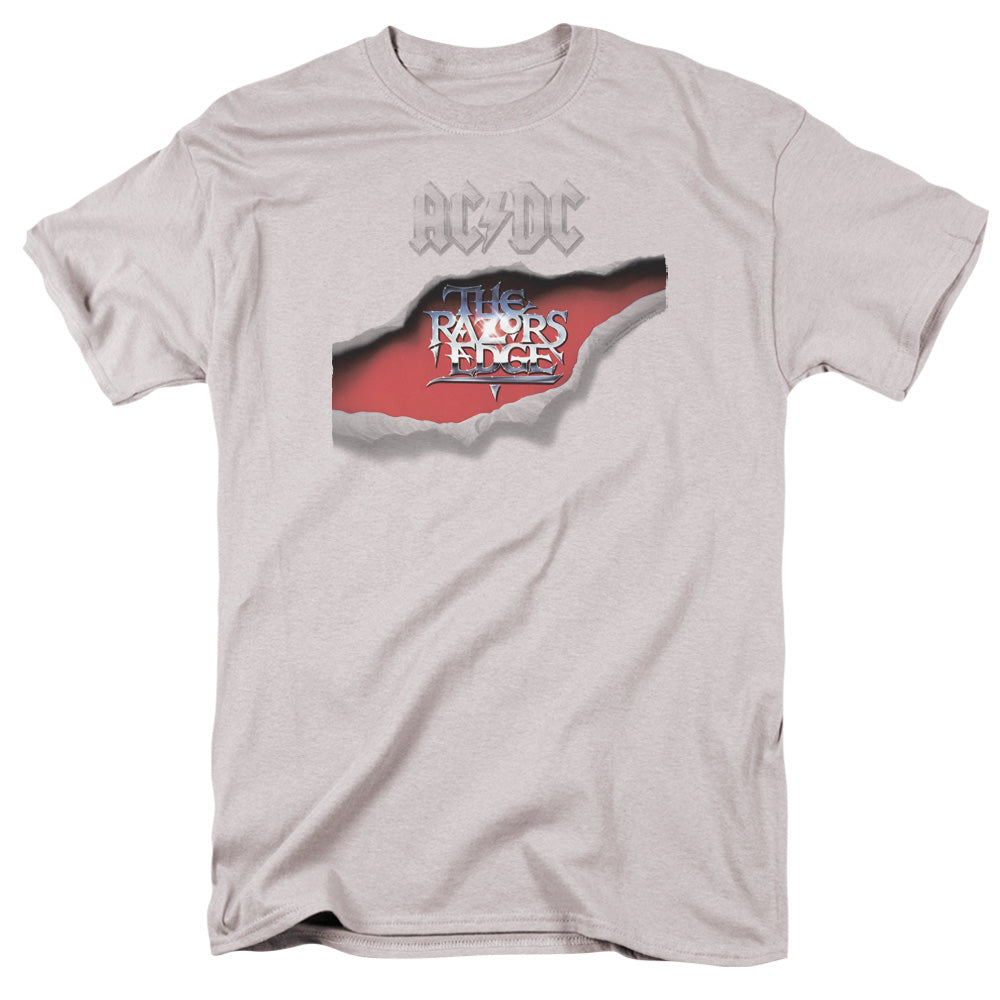 AC/DC Razors Edge Mens T Shirt Silver Hoodie, Sweatshirt | ZylaModa.com