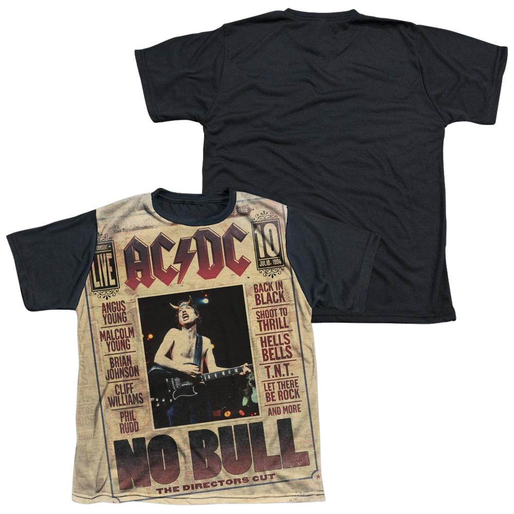 AC/DC No Bull - Youth Black Back T-Shirt (Ages 8-12) Hoodie, Sweatshirt | ZylaModa.com