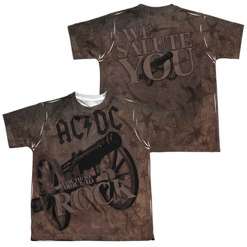 AC/DC We Salute You - Youth All-Over Print T-Shirt (Ages 8-12) Hoodie, Sweatshirt | ZylaModa.com