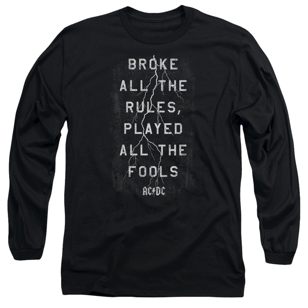 AC/DC Struck - Men's Long Sleeve T-Shirt Hoodie, Sweatshirt | ZylaModa.com