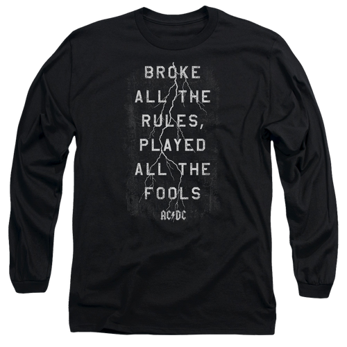 AC/DC Struck - Men's Long Sleeve T-Shirt Hoodie, Sweatshirt | ZylaModa.com