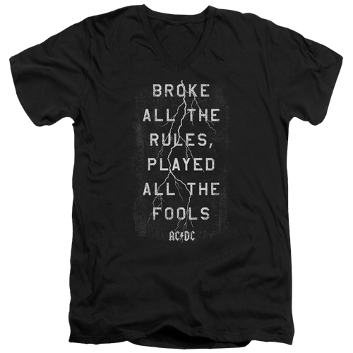 AC/DC Struck - Men's V-Neck T-Shirt Hoodie, Sweatshirt | ZylaModa.com