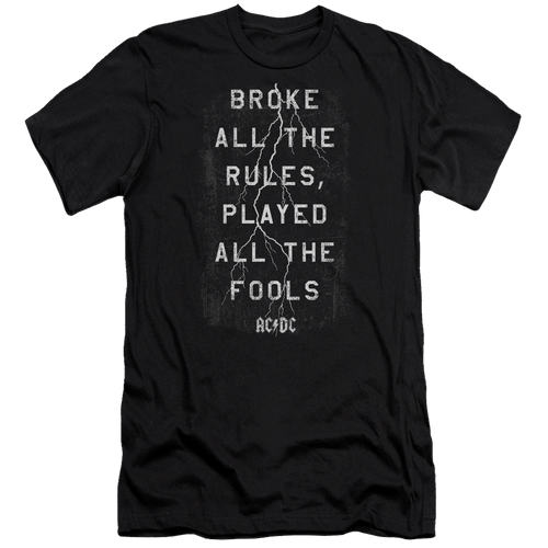AC/DC Struck - Men's Premium Slim Fit T-Shirt Hoodie, Sweatshirt | ZylaModa.com