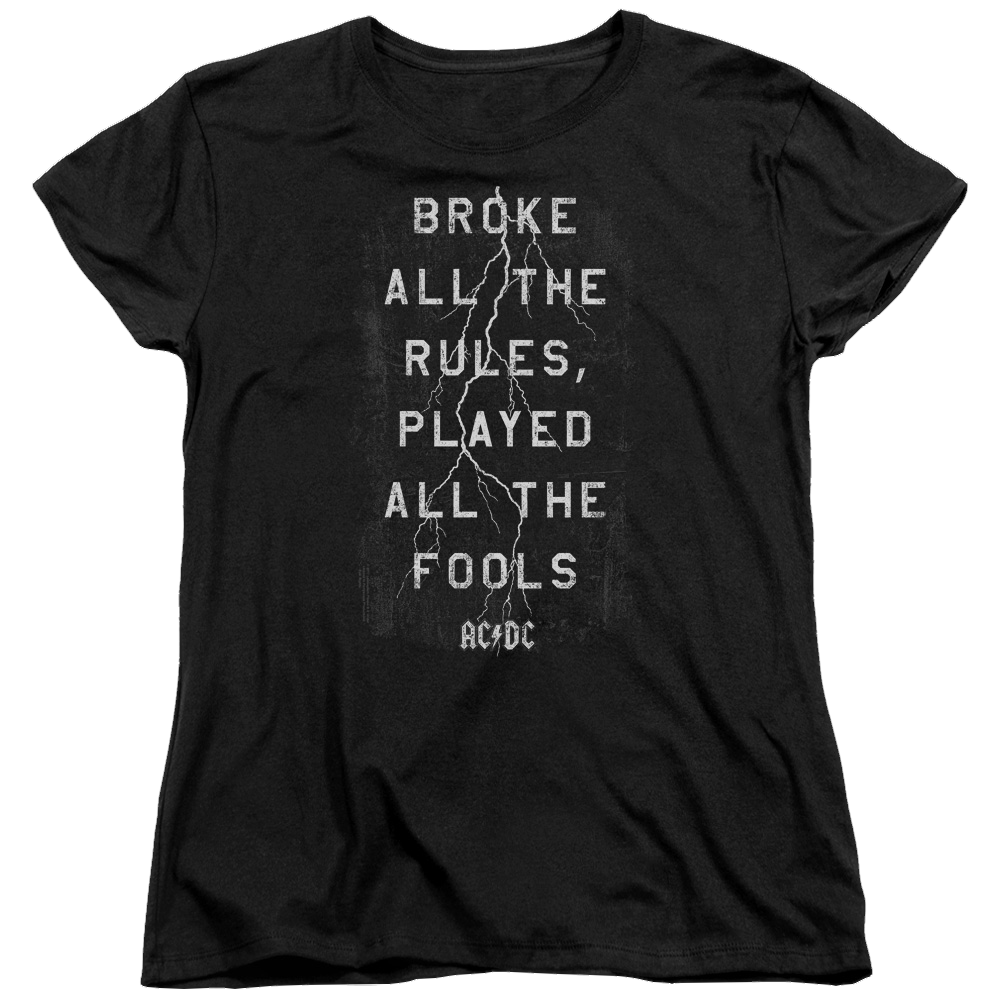 AC/DC Struck - Women's T-Shirt Hoodie, Sweatshirt | ZylaModa.com