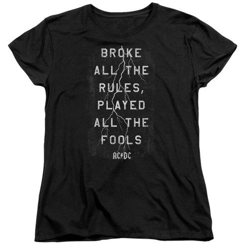 AC/DC Struck - Women's T-Shirt Hoodie, Sweatshirt | ZylaModa.com
