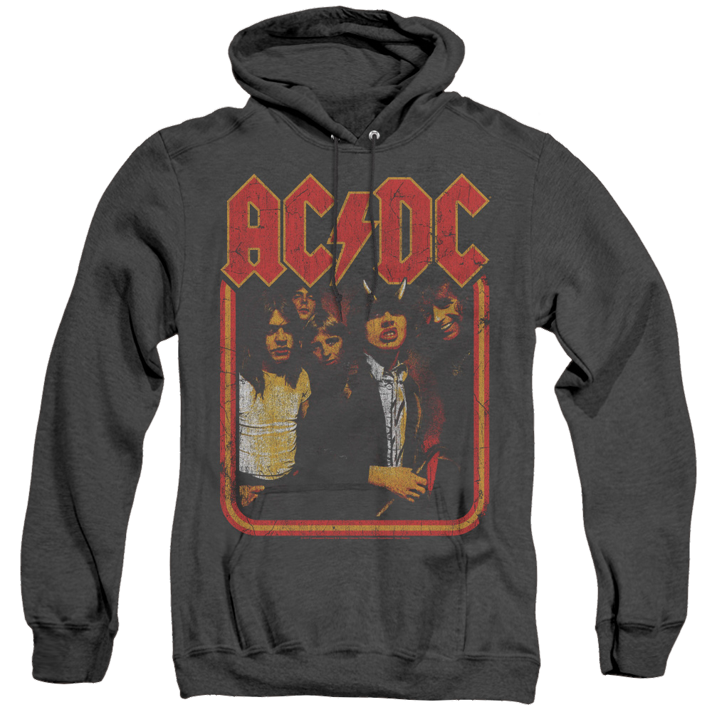 Acdc Group Distressed - Heather Pullover Hoodie T-Shirts, Sweatshirt | ZylaModa.com