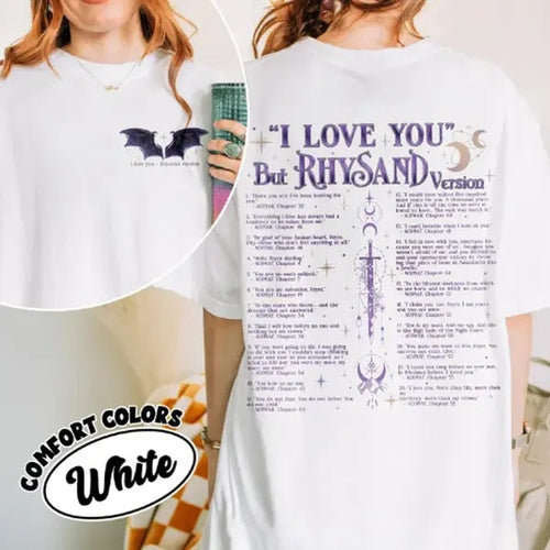 ACOTAR Rhysand  Shirt, Rhysand The Bat Boys T Shirt, I Love You In Book Quotes Tee, The Night Court Gift For Bookish...