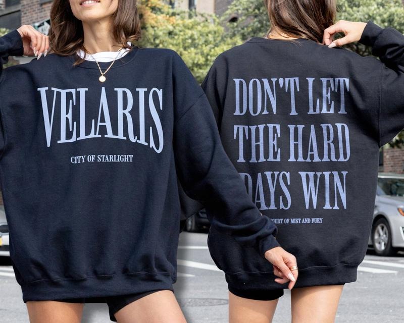 ACOTAR Sweatshirt, Velaris Hoodie, Velaris Night Court, Sarah J Maas, SJM, Court of Thorns Womenswear Sweater, Acomaf...