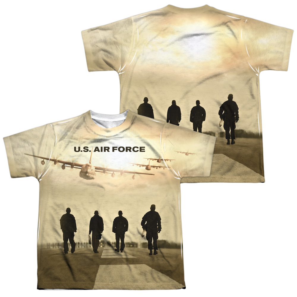 Air Force Long Walk - Youth All-Over Print T-Shirt (Ages 8-12) Hoodie, Sweatshirt | ZylaModa.com