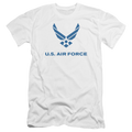 Air Force Distressed Logo - Men's Premium Slim Fit T-Shirt Hoodie, Sweatshirt | ZylaModa.com