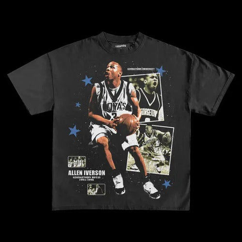 ALLEN IVERSON COLLEGE TEE Hoodie, Sweatshirt | ZylaModa.com