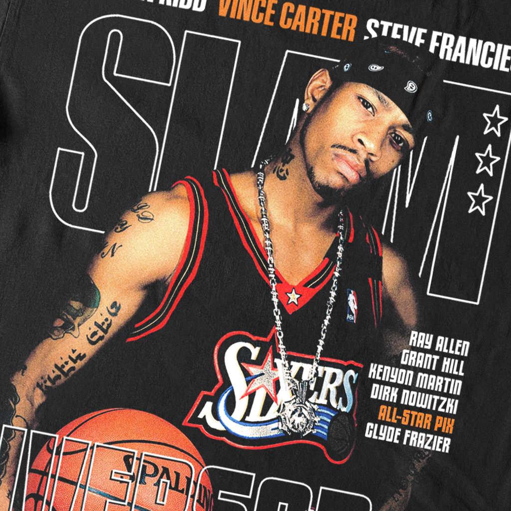 ALLEN IVERSON 'SLAM MAGAZINE' MAY 2000 COVER BLACK HEAVYWEIGHT T-SHIRT Hoodie, Sweatshirt | ZylaModa.com (Image 2)