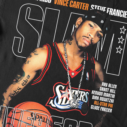 ALLEN IVERSON 'SLAM MAGAZINE' MAY 2000 COVER BLACK HEAVYWEIGHT T-SHIRT Hoodie, Sweatshirt | ZylaModa.com (Image 2)