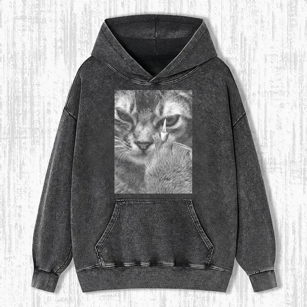 ANGRY CAT 2.0 T-SHIRT Hoodie, Sweatshirt | ZylaModa.com (Image 3)