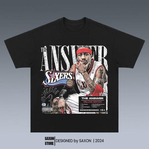 ANSWER& ALLEN IVERSON GRAPHIC TEE | VINTAGE GRAPHIC T-SHIRT SWEATSHIRT HOODIE | SPORT TEE | GIFT FOR FAN | ZylaModa.com