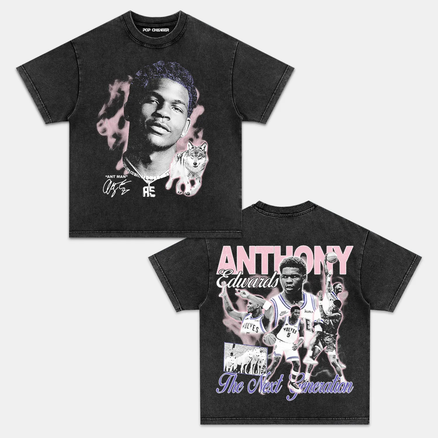 ANTHONY EDWARDS TEE. 4.24 Hoodie, Sweatshirt | ZylaModa.com (Image 2)
