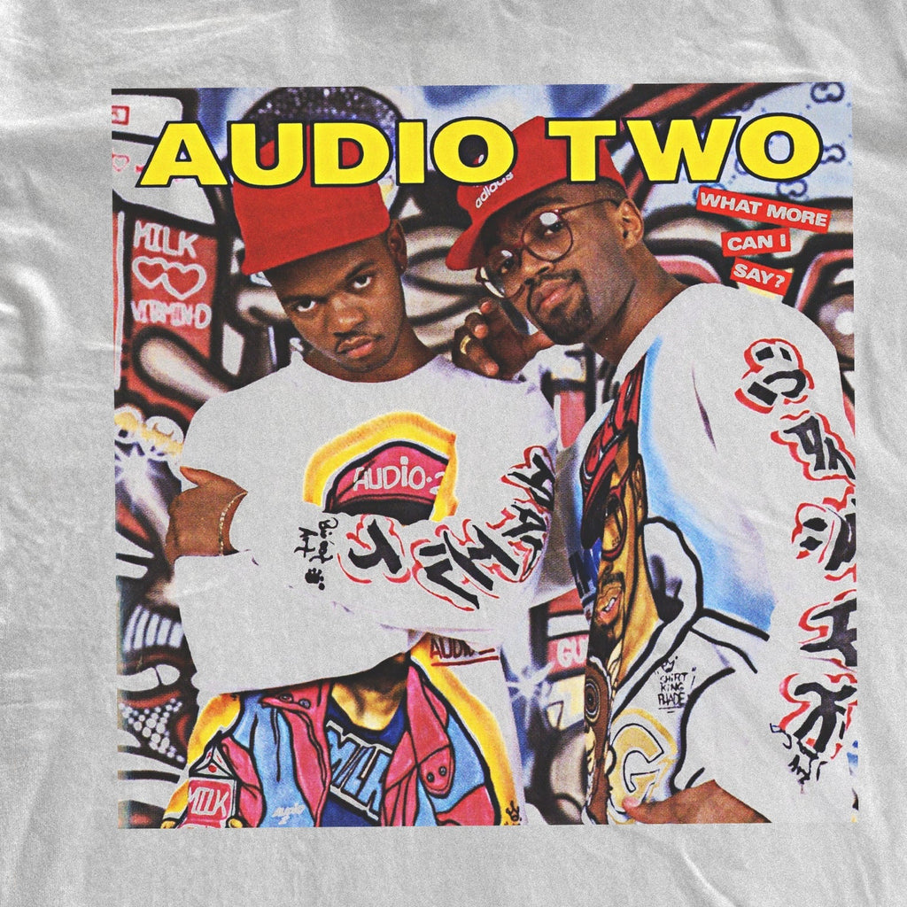 AUDIO TWO HIP HOP HEAVYWEIGHT WHITE T-SHIRT Hoodie, Sweatshirt | ZylaModa.com (Image 2)