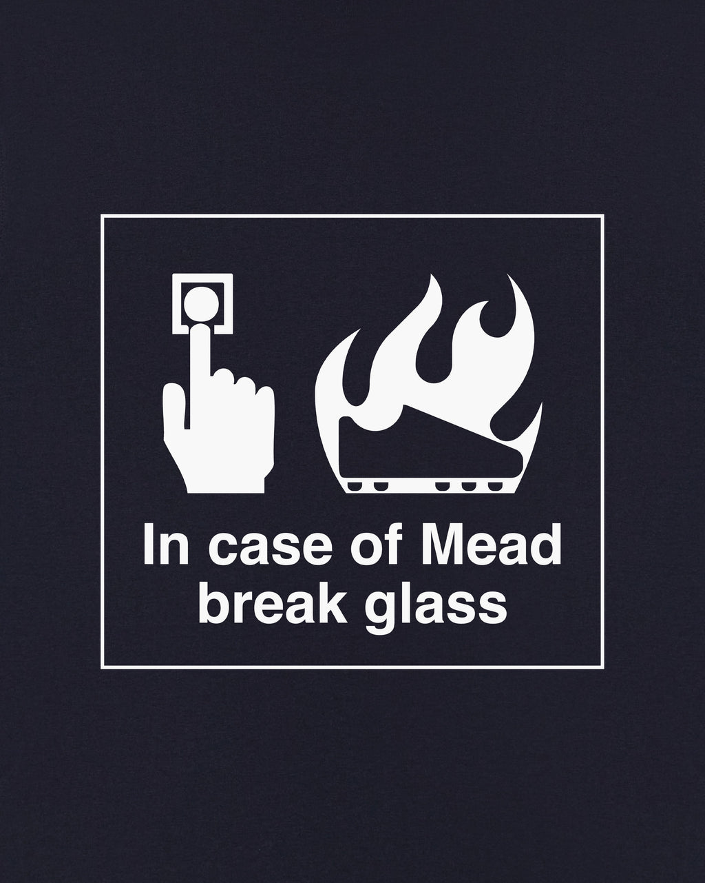 Break Glass Navy Tee Hoodie, Sweatshirt | ZylaModa.com (Image 3)