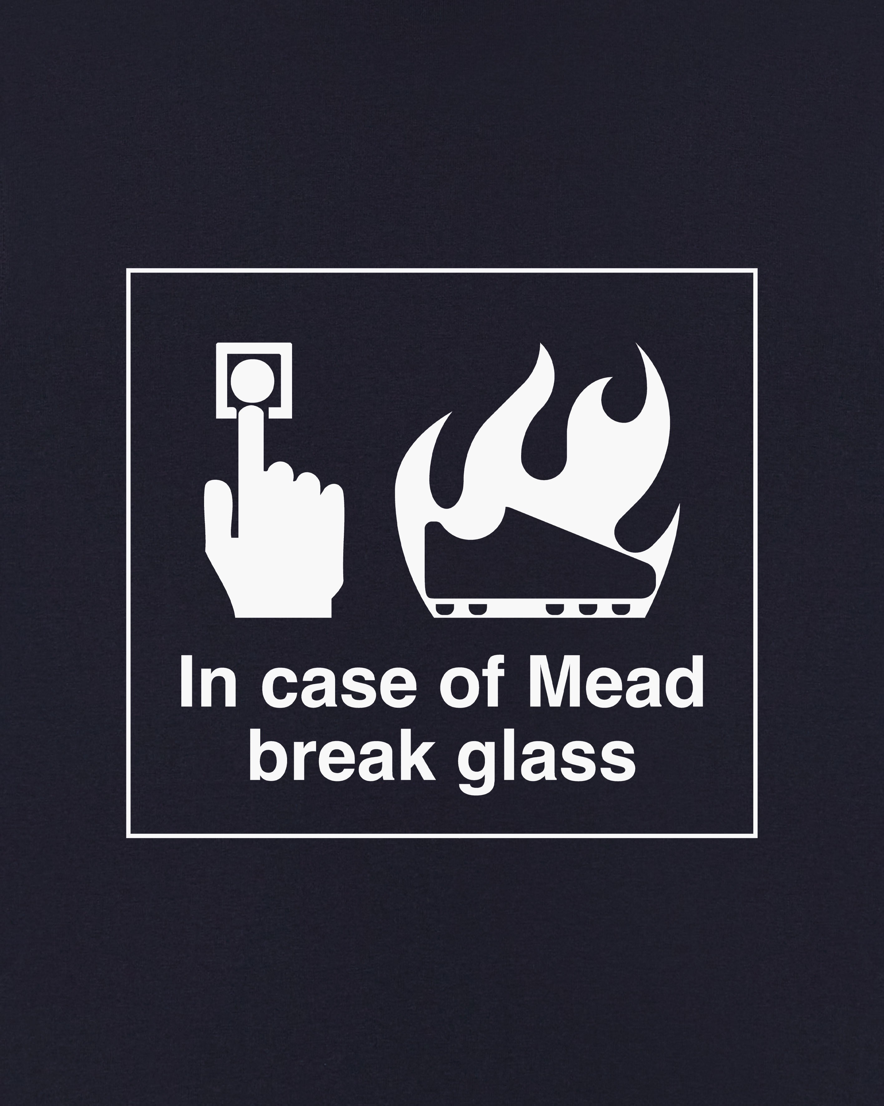Break Glass Navy Tee Hoodie, Sweatshirt | ZylaModa.com (Image 3)