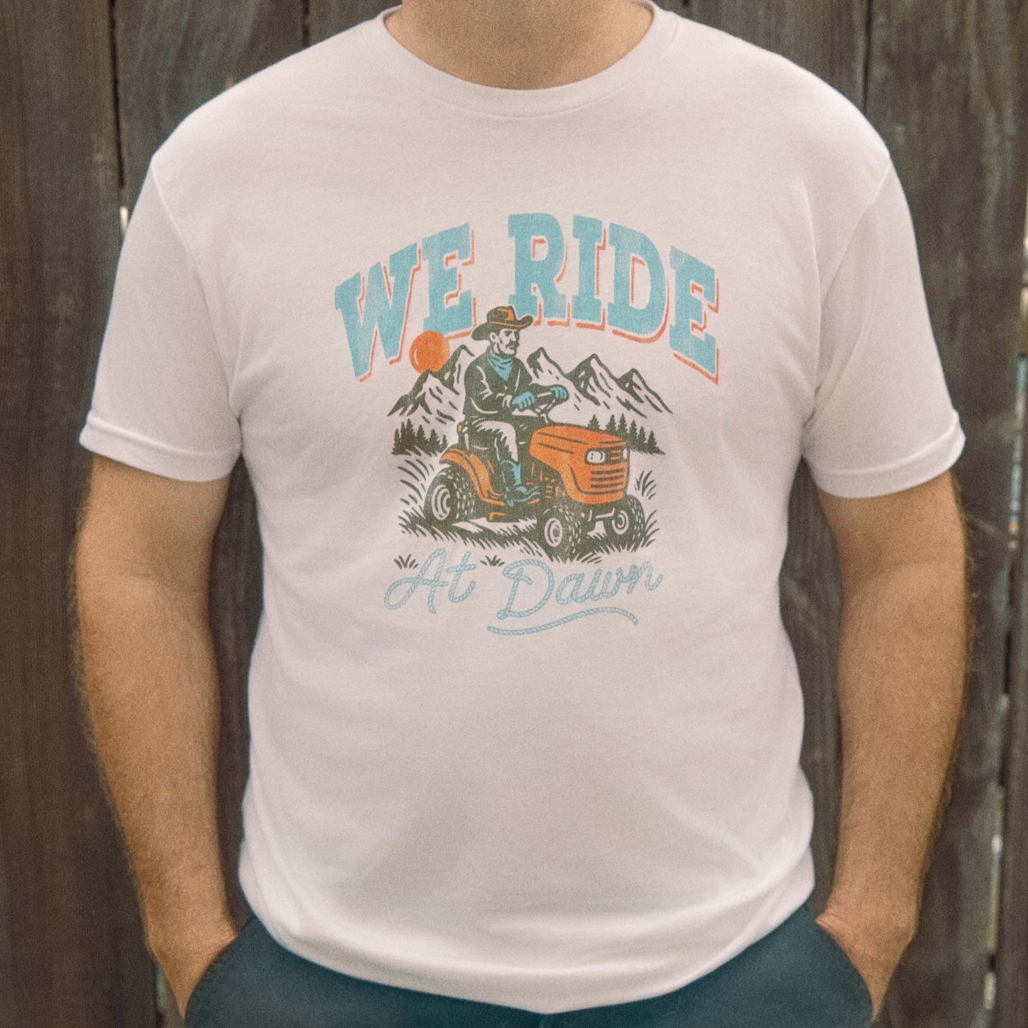 We Ride At Dawn Cowboy T Shirt Hoodie, Sweatshirt | ZylaModa.com (Image 3)