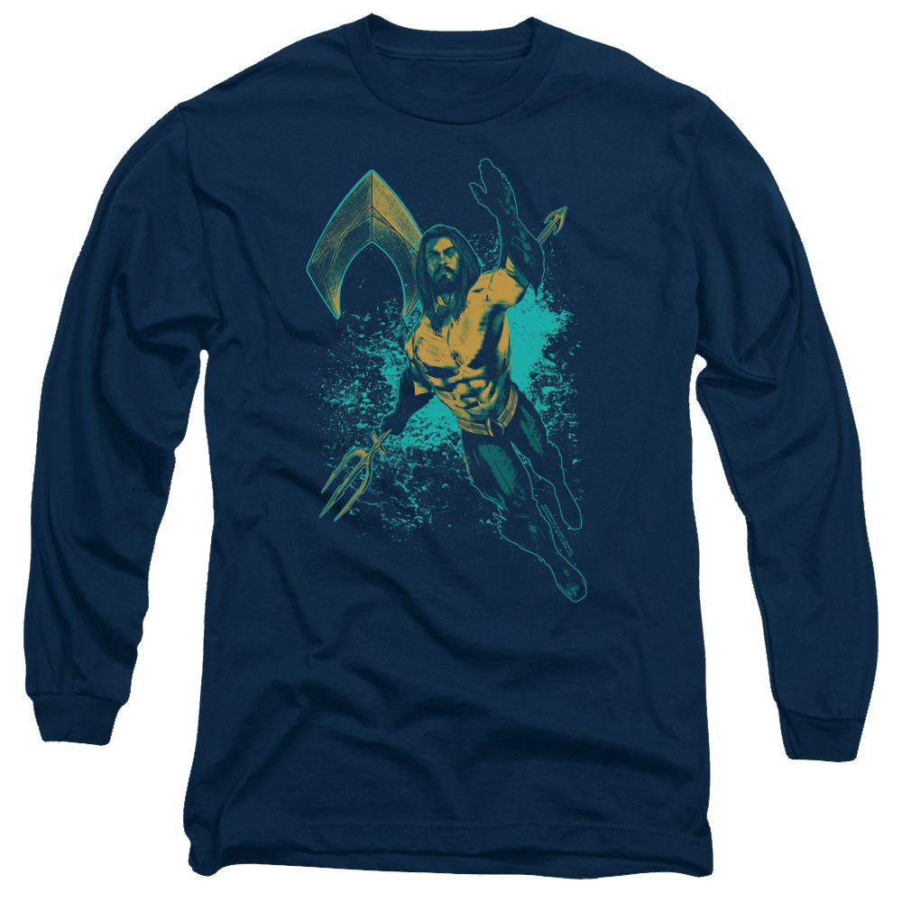 Aquaman Movie Make A Splash - Men's Long Sleeve T-Shirt Hoodie, Sweatshirt | ZylaModa.com