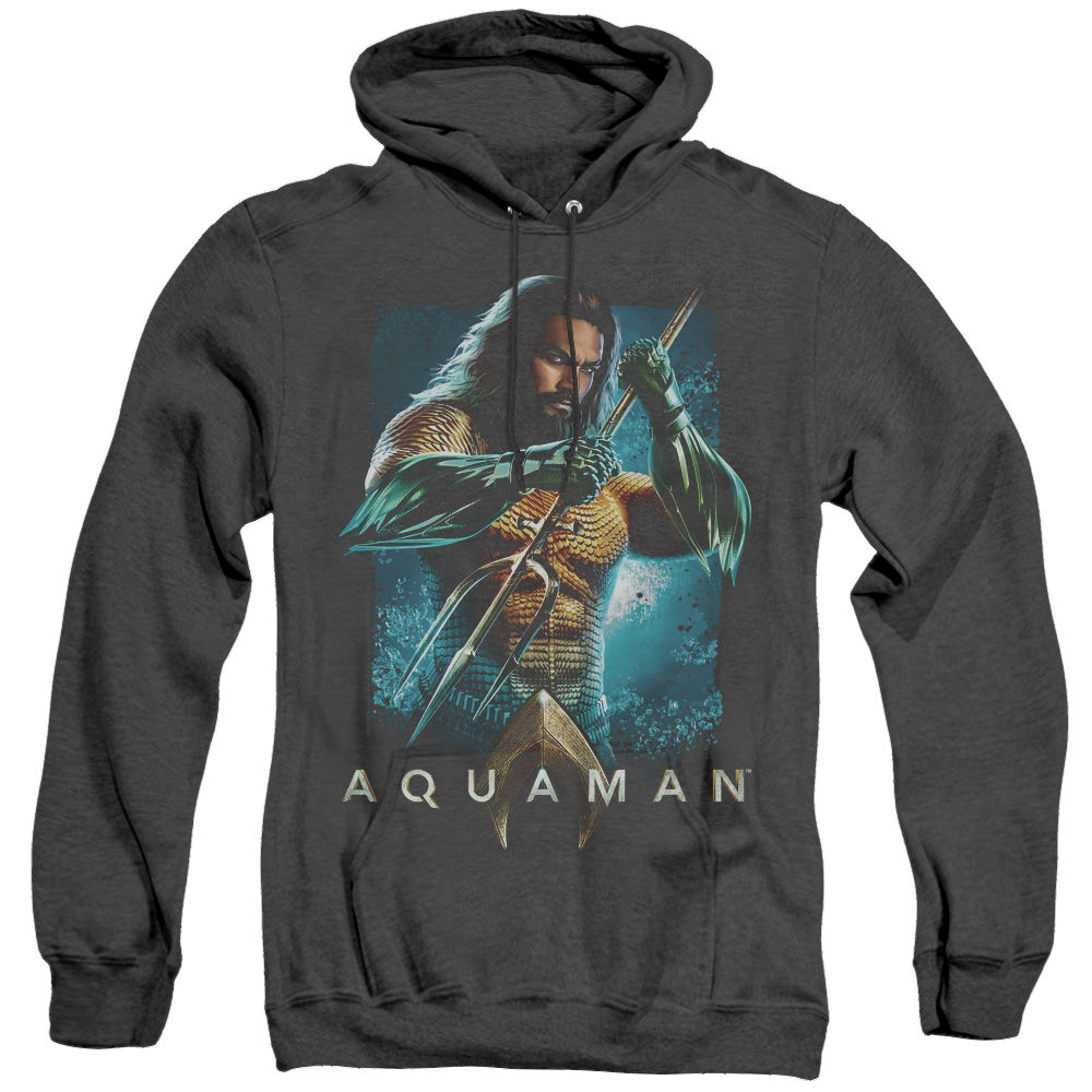 Aquaman Movie Trident - Heather Pullover Hoodie T-Shirts, Sweatshirt | ZylaModa.com