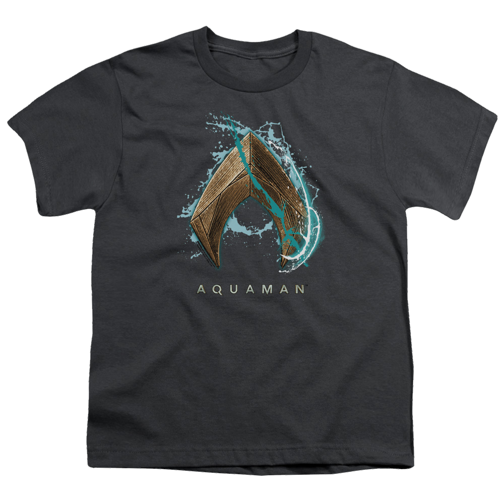 Aquaman Movie Water Shield - Youth T-Shirt Hoodie, Sweatshirt | ZylaModa.com