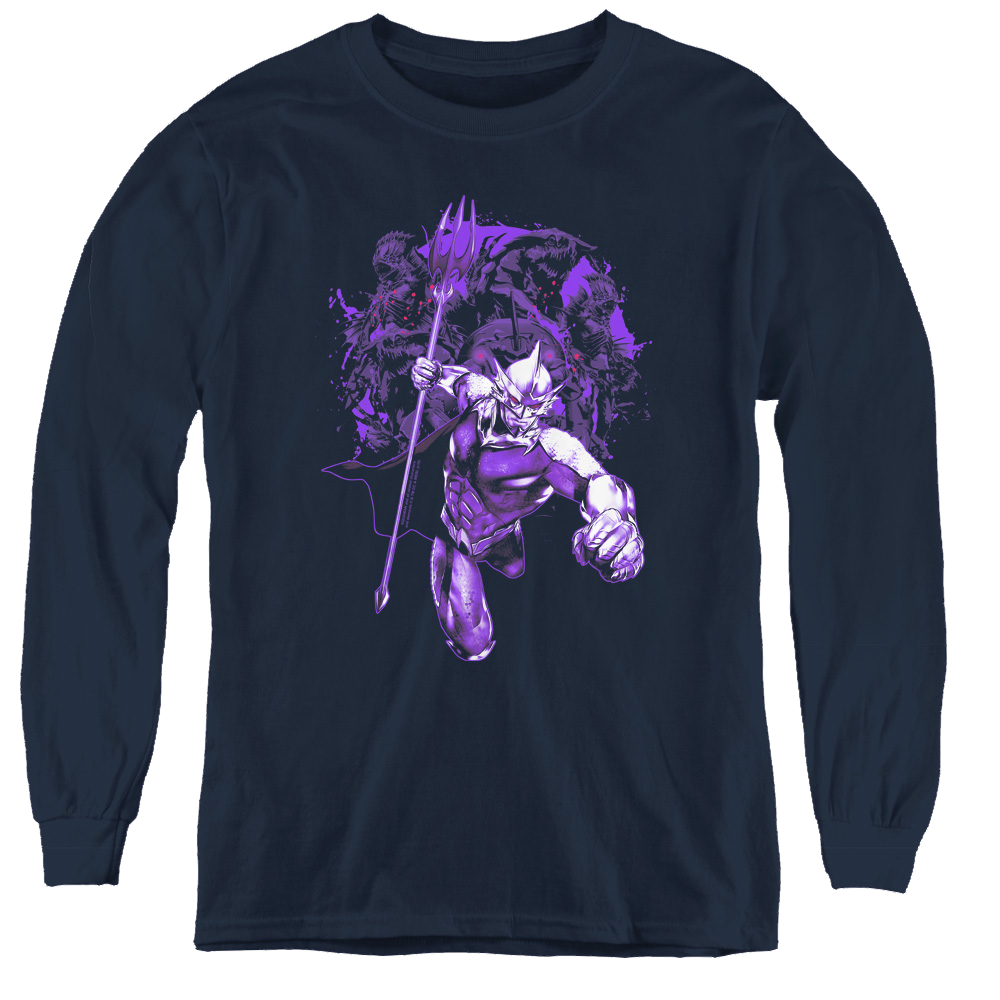 Aquaman Movie Evil Doers - Youth Long Sleeve T-Shirt Hoodie, Sweatshirt | ZylaModa.com