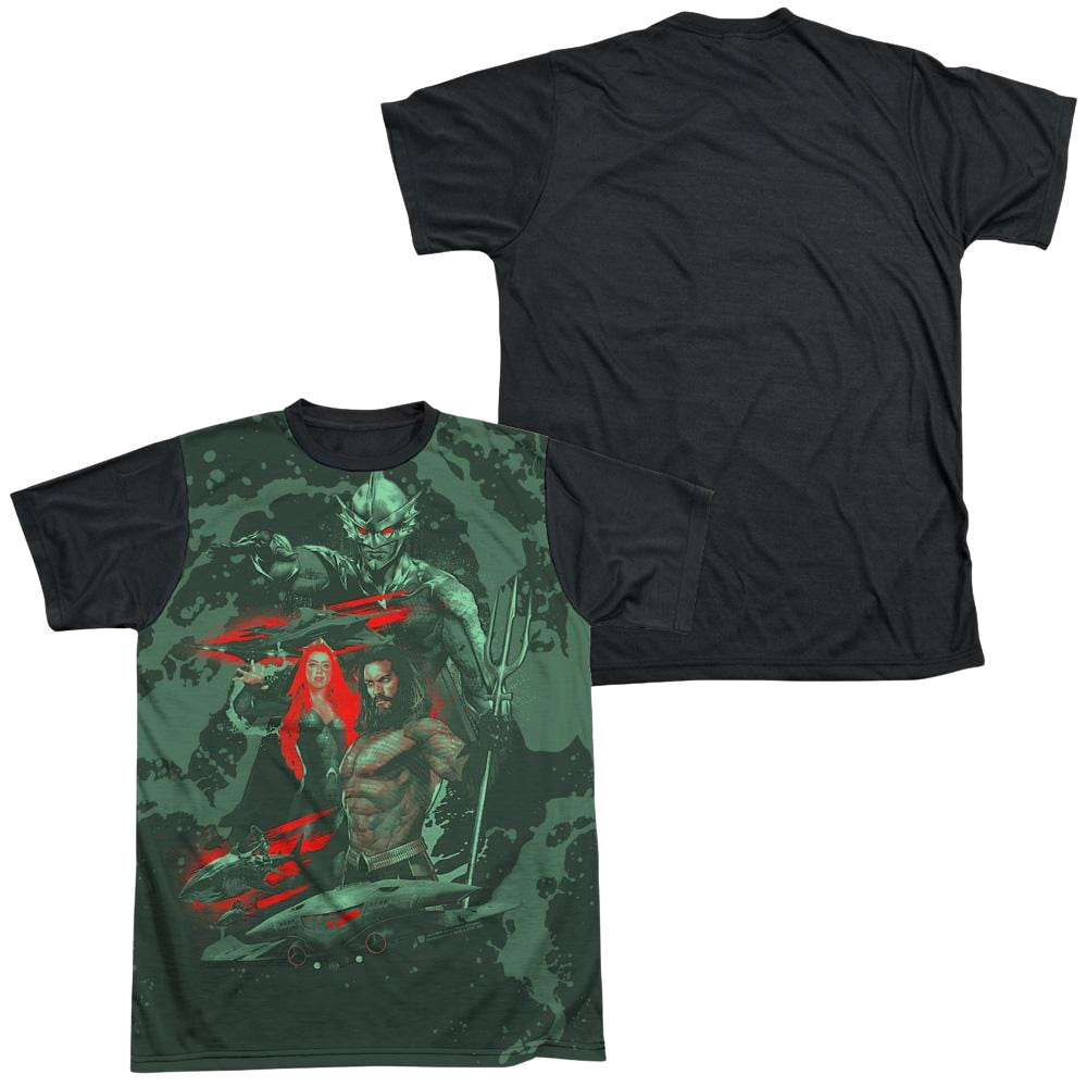 Aquaman Movie Good And Evil - Men's Black Back T-Shirt Hoodie, Sweatshirt | ZylaModa.com