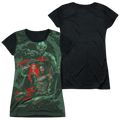 Aquaman Movie Good And Evil - Juniors Black Back T-Shirt Hoodie, Sweatshirt | ZylaModa.com