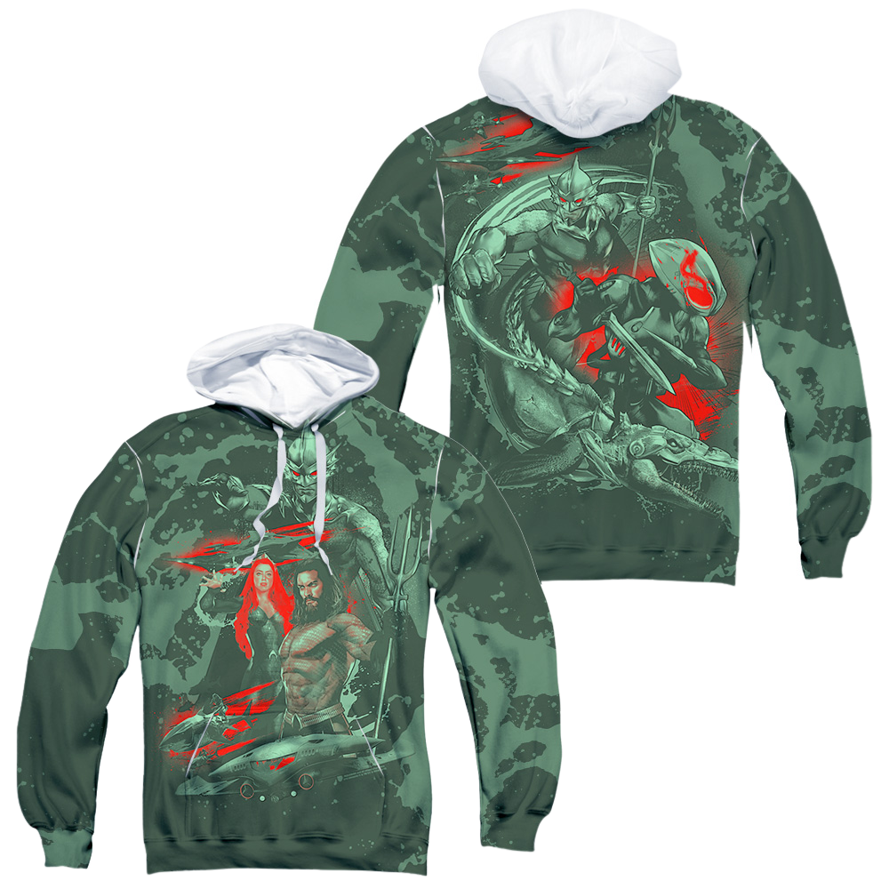 Aquaman Movie Good And Evil - All-Over Print Pullover Hoodie T-Shirts, Sweatshirt | ZylaModa.com