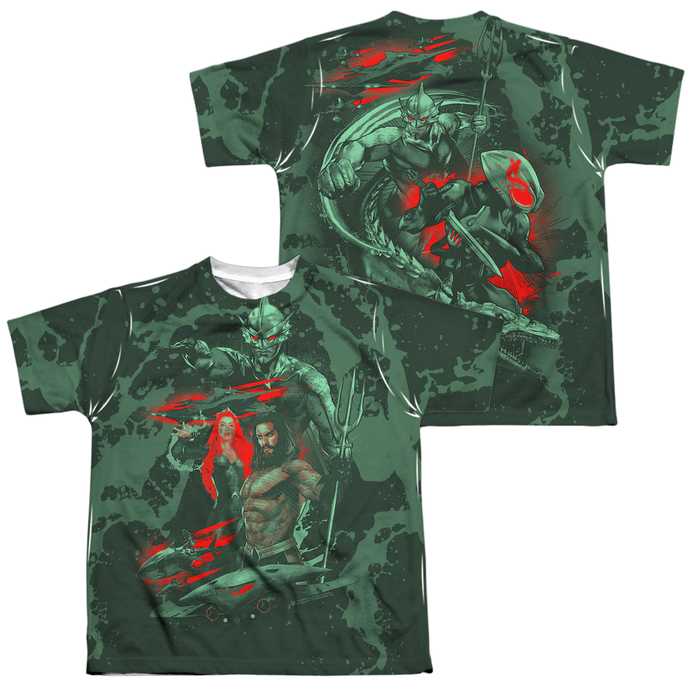 Aquaman Movie Good And Evil - Youth All-Over Print T-Shirt Hoodie, Sweatshirt | ZylaModa.com