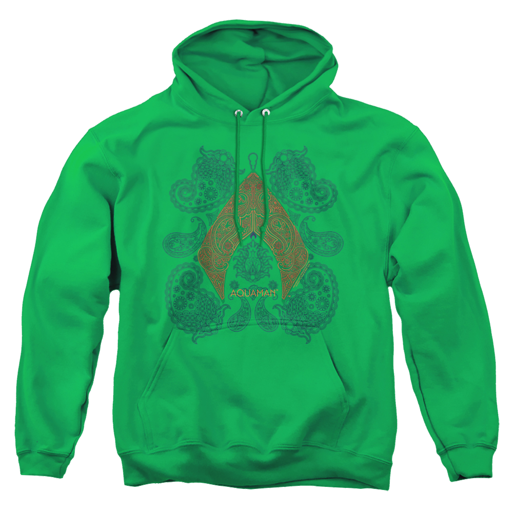 Aquaman Movie Aqua Paisley - Pullover Hoodie T-Shirts, Sweatshirt | ZylaModa.com
