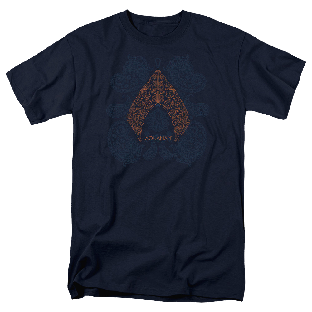 Aquaman Movie Aqua Paisley - Men's Regular Fit T-Shirt Hoodie, Sweatshirt | ZylaModa.com