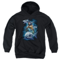 Aquaman Movie Swimming With Sharks - Youth Hoodie T-Shirts, Sweatshirt | ZylaModa.com