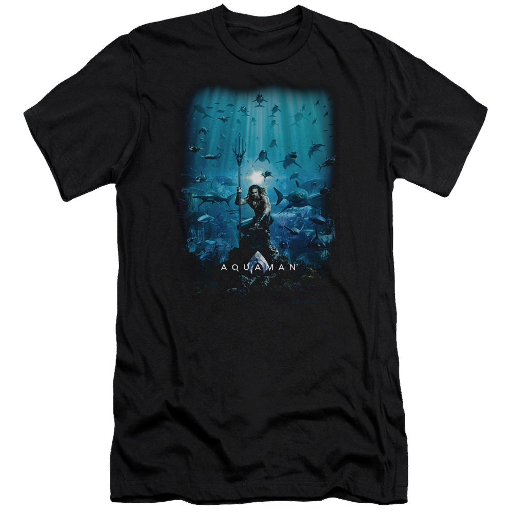 Aquaman Movie Poster - Men's Premium Slim Fit T-Shirt Hoodie, Sweatshirt | ZylaModa.com