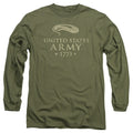 Army Well Defend Mens Long Sleeve Shirt Military Green Hoodie, Sweatshirt | ZylaModa.com (Image 1)