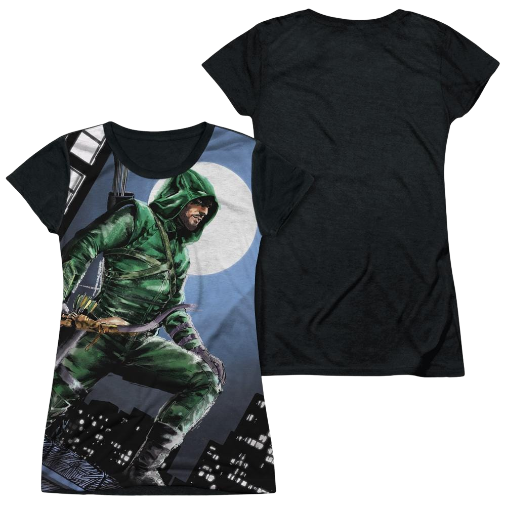 Arrow Night Watch - Juniors Black Back T-Shirt Hoodie, Sweatshirt | ZylaModa.com