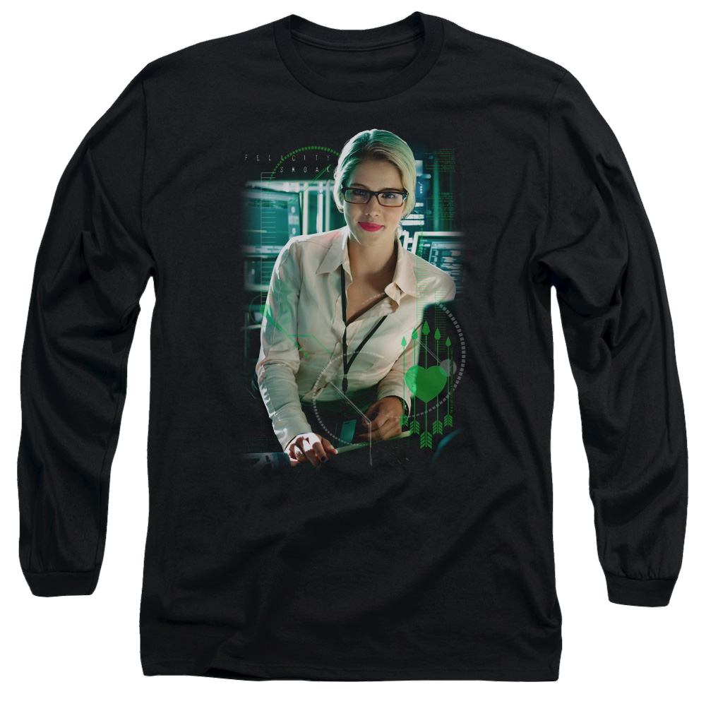Arrow Felicity Smoak - Men's Long Sleeve T-Shirt Hoodie, Sweatshirt | ZylaModa.com