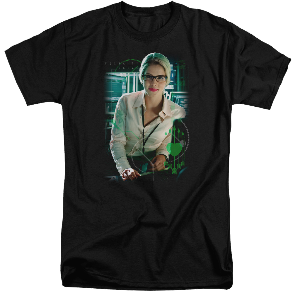 Arrow Felicity Smoak - Men's Tall Fit T-Shirt Hoodie, Sweatshirt | ZylaModa.com