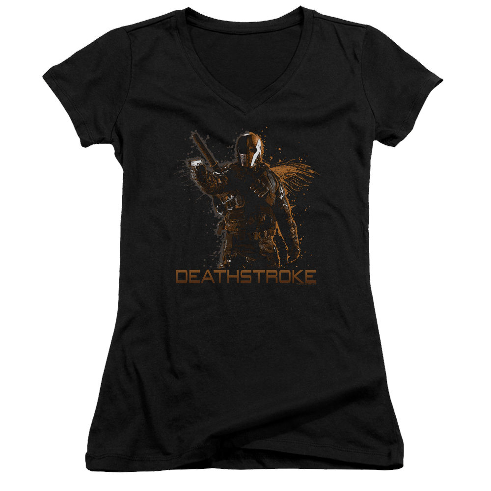 Arrow Deathstroke - Juniors V-Neck T-Shirt Hoodie, Sweatshirt | ZylaModa.com