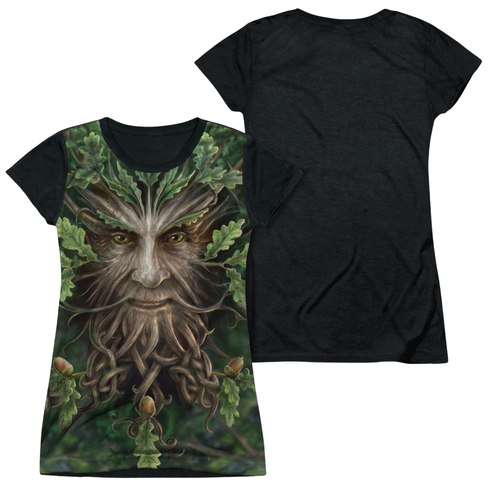Anne Stokes Oak King - Juniors Black Back T-Shirt Hoodie, Sweatshirt | ZylaModa.com
