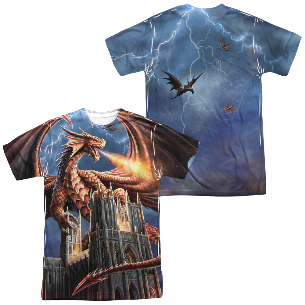 Anne Stokes Dragons Fury Men's All Over Print T-Shirt Hoodie, Sweatshirt | ZylaModa.com