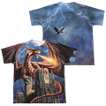 Anne Stokes Dragons Fury - Youth All-Over Print T-Shirt (Ages 8-12) Hoodie, Sweatshirt | ZylaModa.com