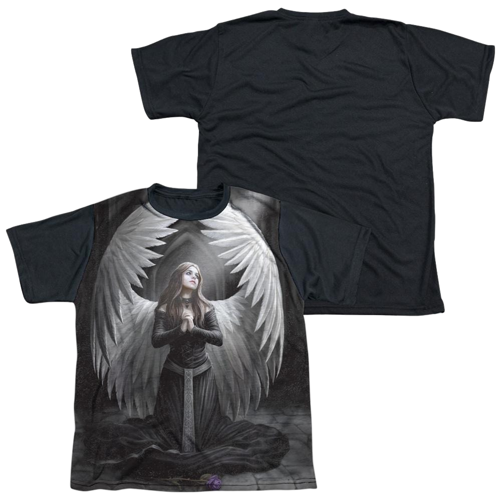 Anne Stokes Prayer For The Fallen - Youth Black Back T-Shirt (Ages 8-12) Hoodie, Sweatshirt | ZylaModa.com