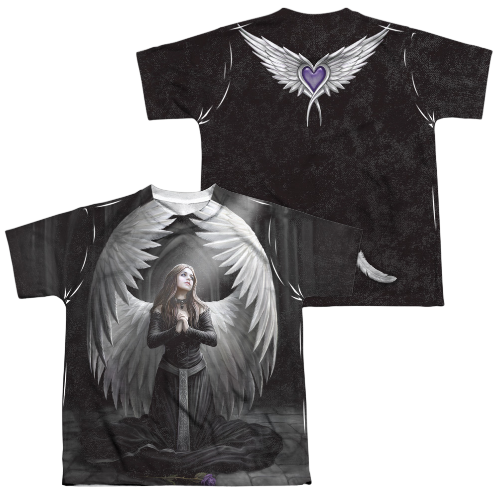 Anne Stokes Prayer For The Fallen - Youth All-Over Print T-Shirt (Ages 8-12) Hoodie, Sweatshirt | ZylaModa.com