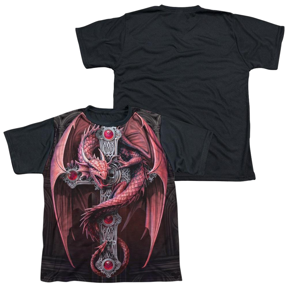 Anne Stokes Gothic Guardian - Youth Black Back T-Shirt (Ages 8-12) Hoodie, Sweatshirt | ZylaModa.com