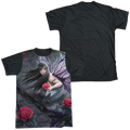 Anne Stokes Rose Fairy - Men's Black Back T-Shirt Hoodie, Sweatshirt | ZylaModa.com